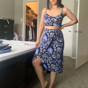 2 piece set SKIRT AND TOP